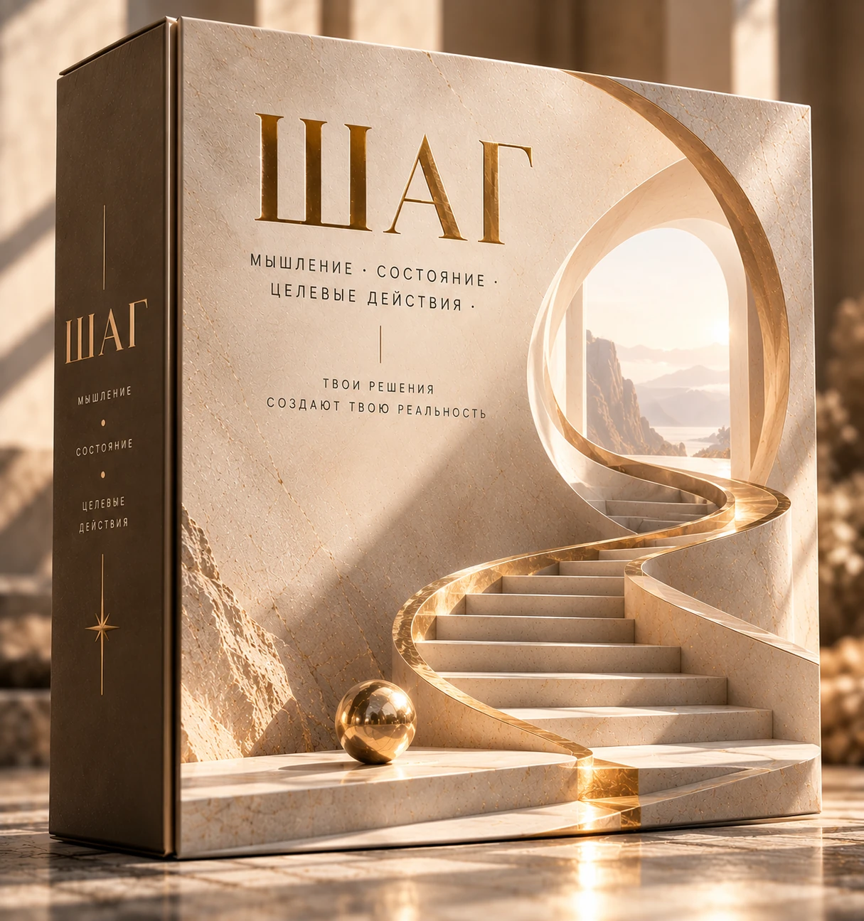 Коробка авторской игры ШАГ